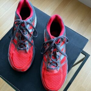 Adidas Boost Sneakers – Size 9.5 (US) Orange, Gray & Black